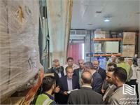 بازدید سرپرست شهر فرودگاهی امام خمینی (ره) از شعبه انبارهای عمومی منطقه آزاد شهر فرودگاهی و حوزه 1 و 2 تجاری ترمینال بار