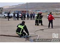 رزمایش سراسری ارتقای توان عملیاتی، تجلی آمادگی و تداوم هوشیاری آتش نشانان شرکت انبارهای عمومی و خدمات گمرکی ایران 25