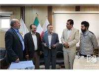 مراسم تجلیل از رضا میرزایی، عضو پیشین هیئت‌مدیره شرکت انبارهای عمومی و خدمات گمرکی منطقه ویژه اقتصادی سهلان 4