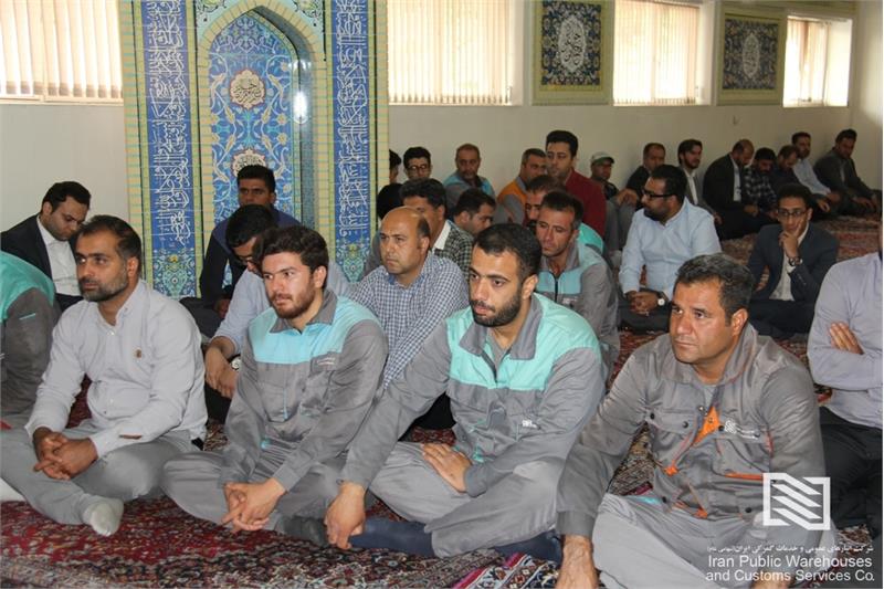 برگزاری مراسم یادبود همکاران فقید شرکت انبارهای عمومی و خدمات گمرکی غرب و تهران