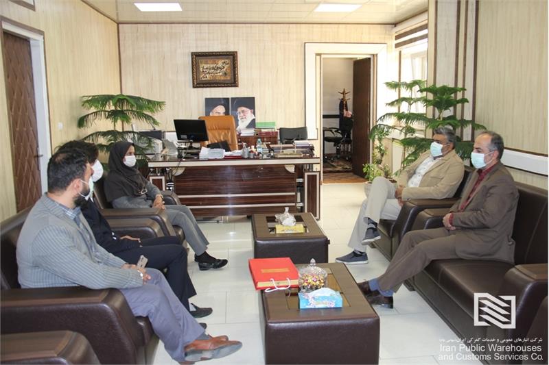 دیدار نوروزی مدیرعامل شرکت انبارهای عمومی و خدمات گمرکی غرب با مدیرکل گمرک غرب تهران