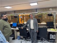 بازدید سرپرست شرکت انبارهای عمومی و خدمات گمرکی ایران از مناطق عملیاتی شرکت انبارهای عمومی غرب 7