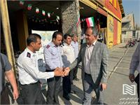بازدید سرپرست شرکت انبارهای عمومی و خدمات گمرکی ایران از مناطق عملیاتی شرکت انبارهای عمومی غرب 6